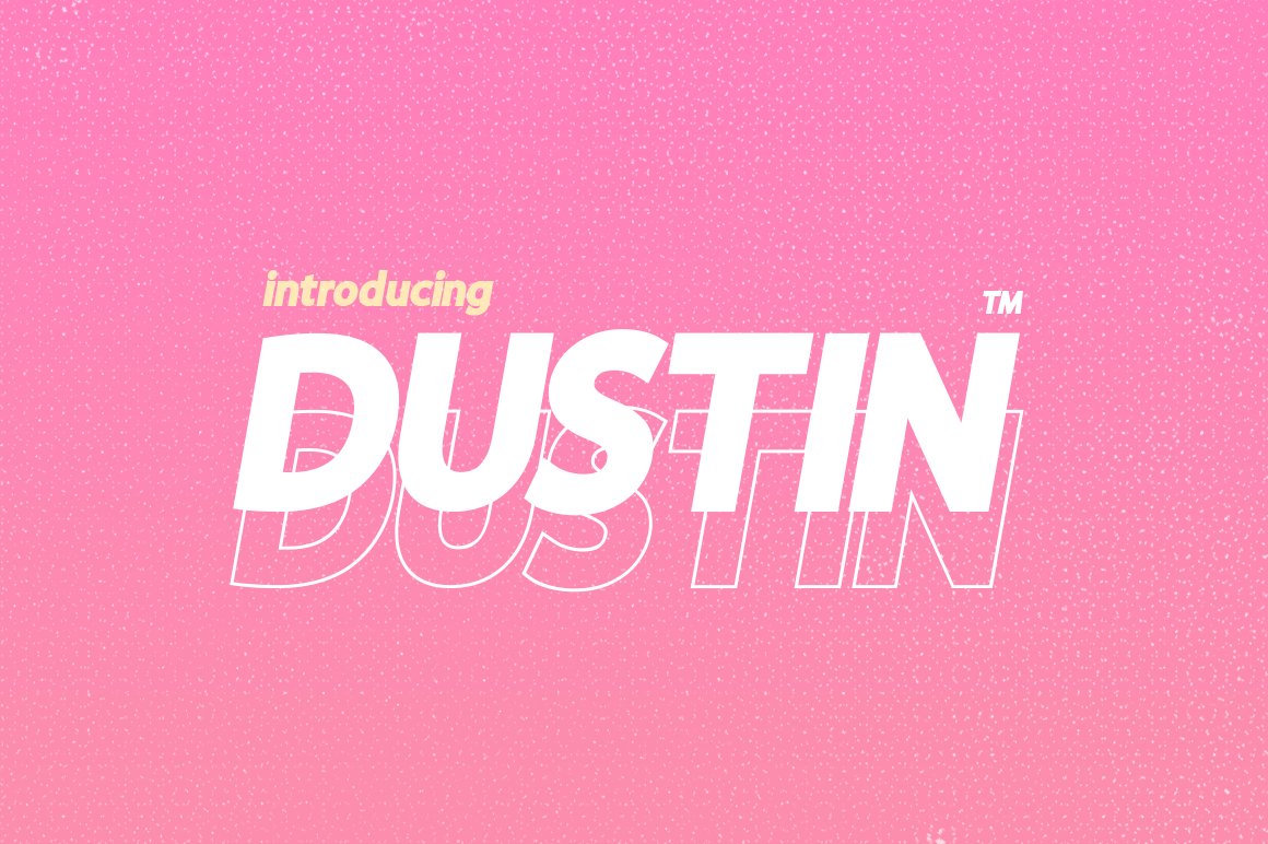 Dustin Sans Font preview