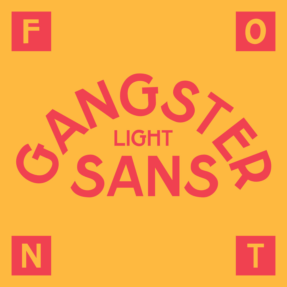 Gangster Sans Regular Font preview
