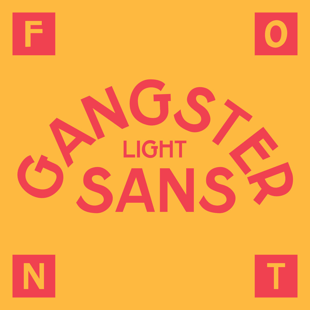 gangster-sans-light-font-xfonts-pro