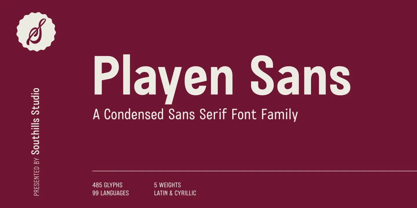 Playen Sans Font preview