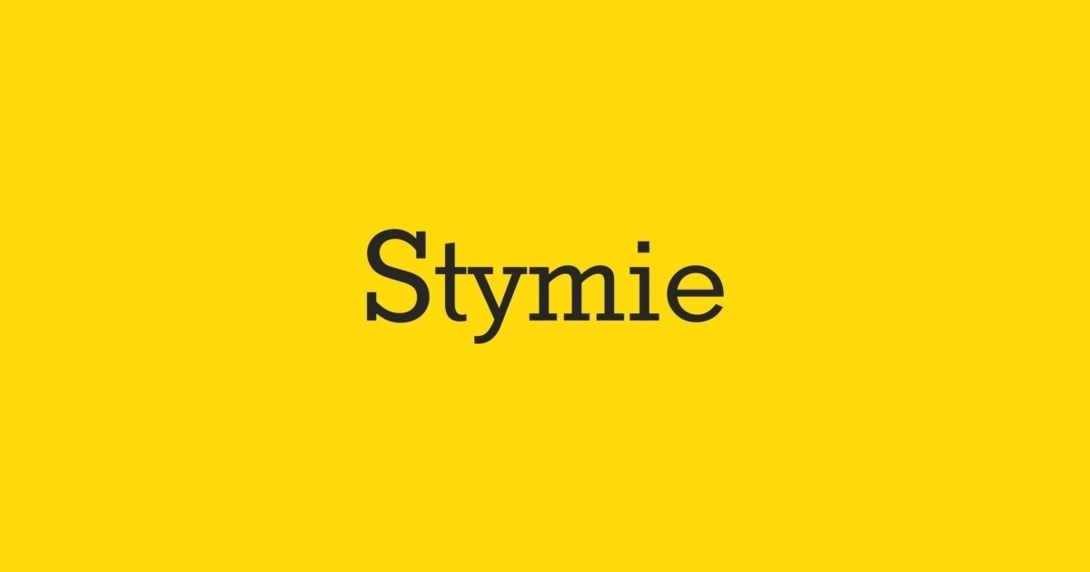 Stymie SB Medium Font preview