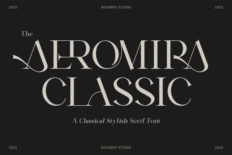 Aeromira Classic Font preview