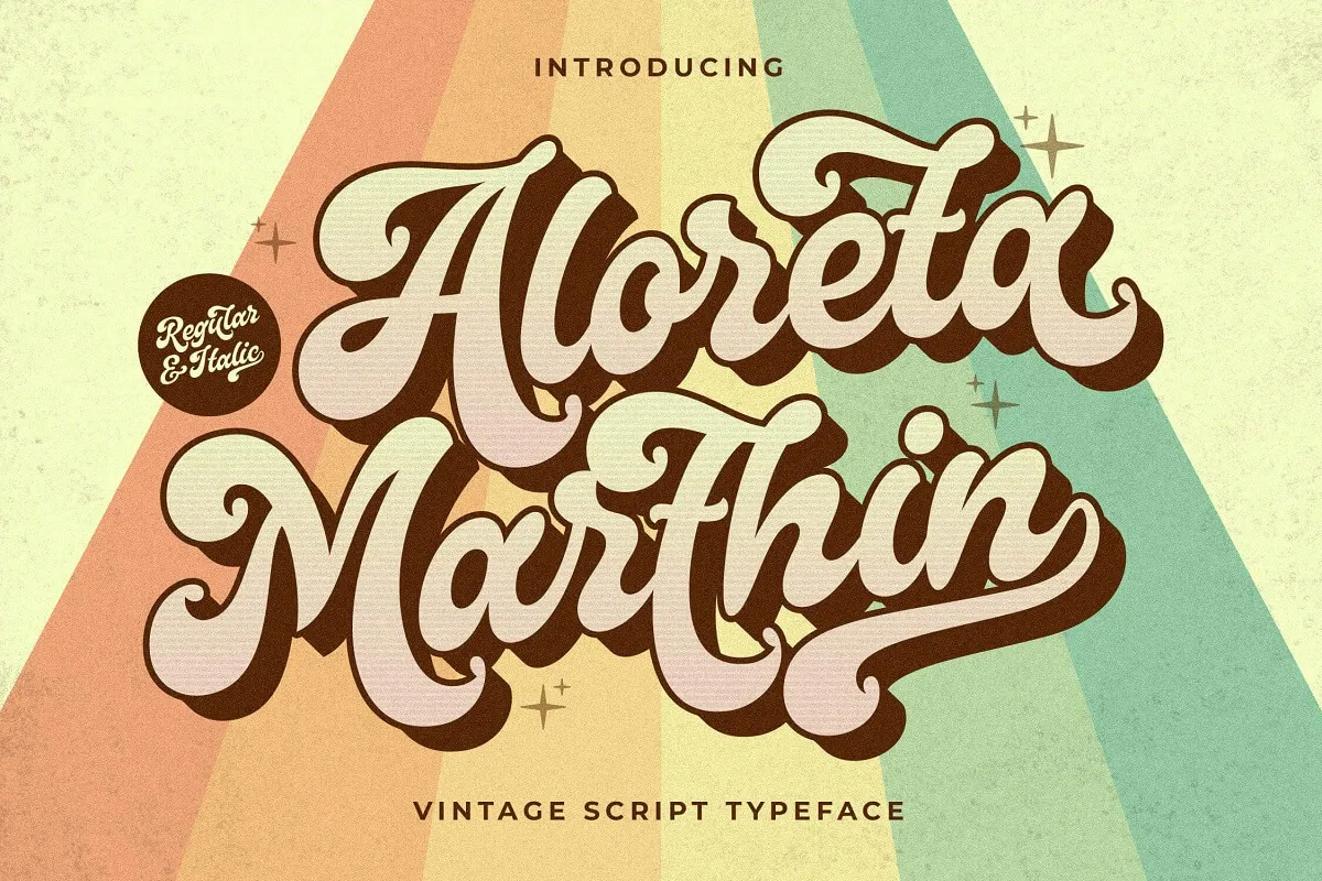 Aloreta Marthin Font preview