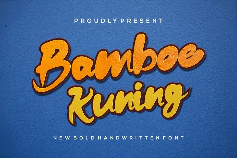 Bamboe Kuning Bold Font preview
