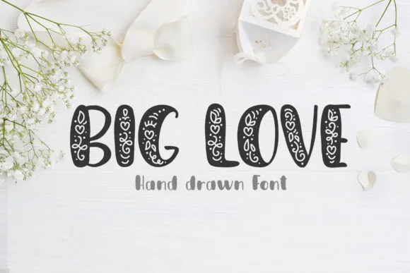 Big Love Font preview