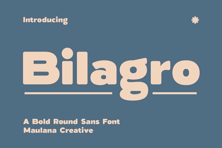 Bilagro Font preview
