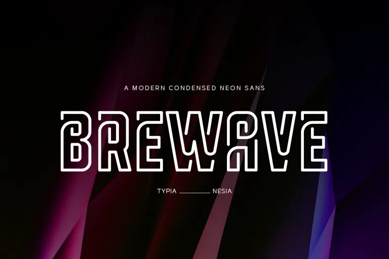 Brewave Font preview