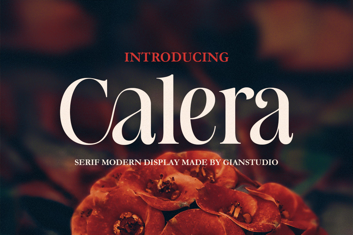 Calera Font preview