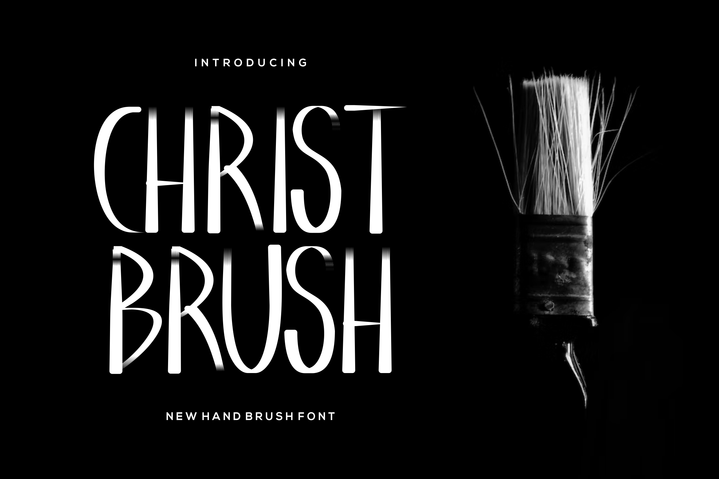 Christbrush Regular Font preview