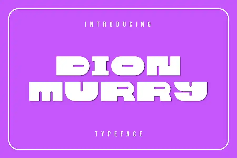 Dion Murry Font preview