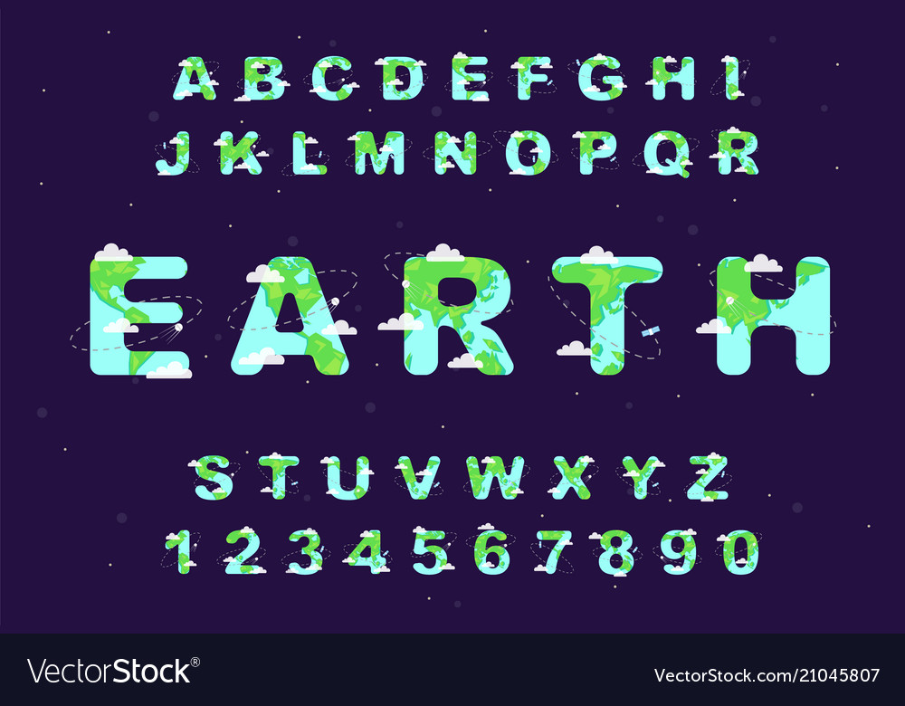 Earth Font preview