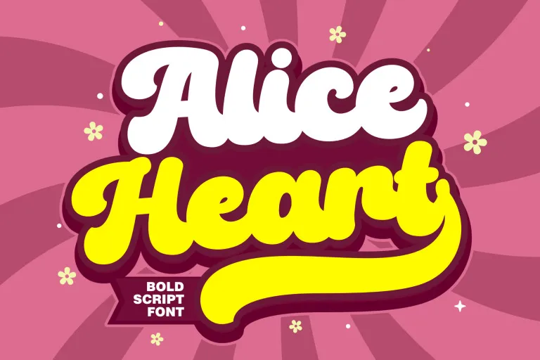 Alice Heart Font preview