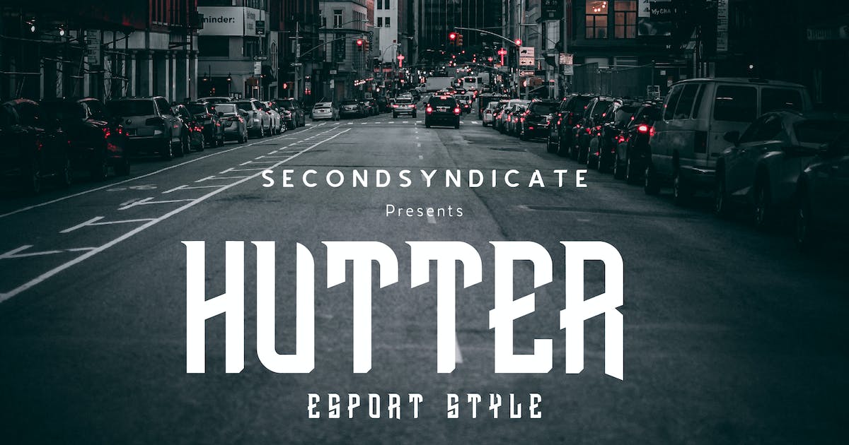 Hutter Regular Font preview