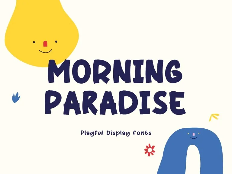 Morning Paradise Regular Font preview