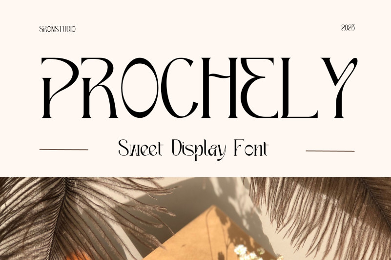 Prochely Font preview