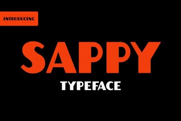 Sappy Regular Font preview