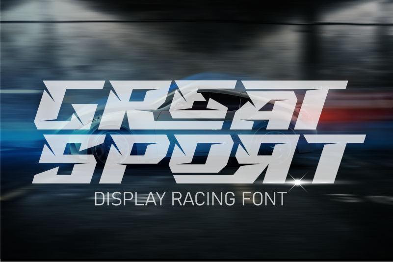 Great Sport Regular Font preview