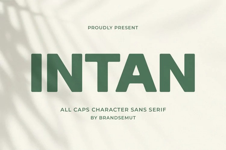 Intan Font preview