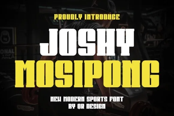 Joshy Mosipong Font preview
