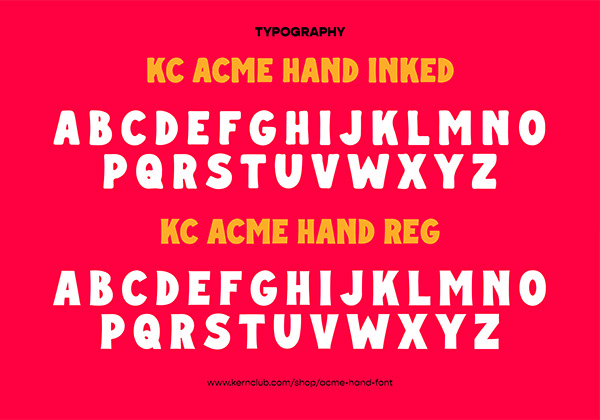 KC Acme Hand Font preview