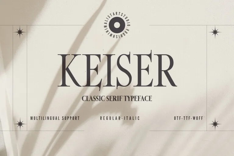 Keiser Font preview