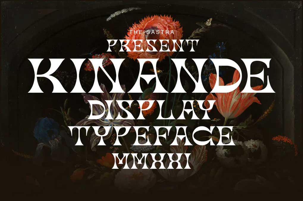 Kinande Font preview