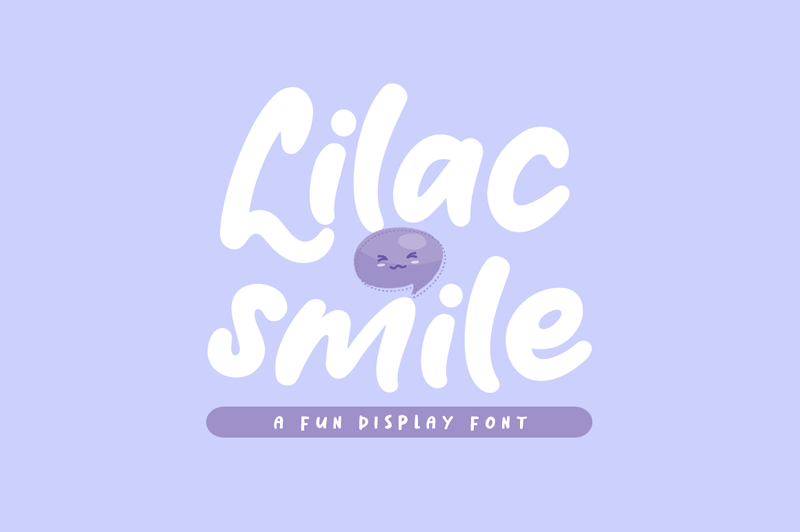 Lilac Smile Font preview