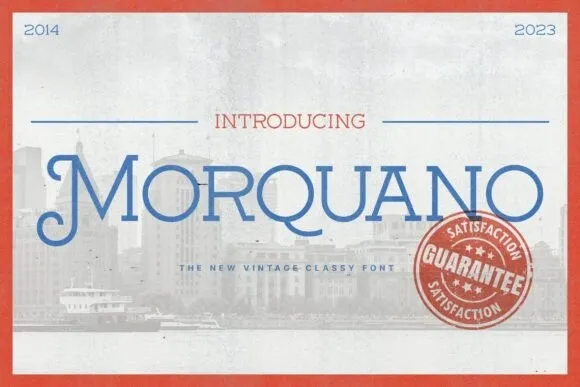 Morquano Font preview