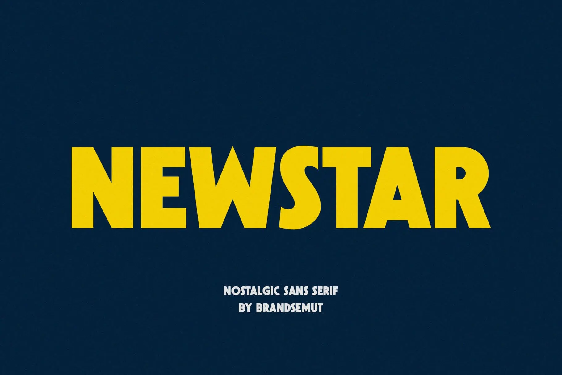 Newstar Font preview