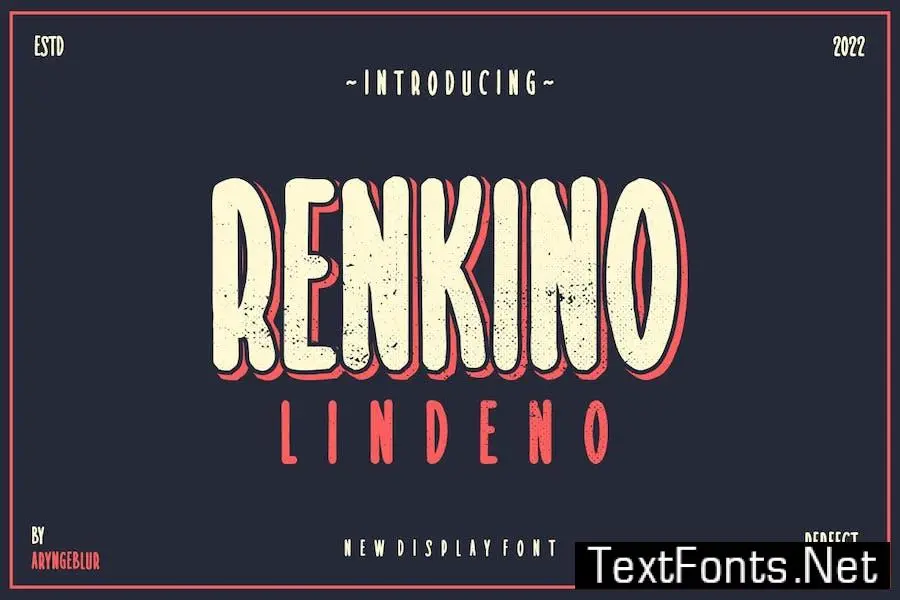 Renkino Lindeno Regular Font preview