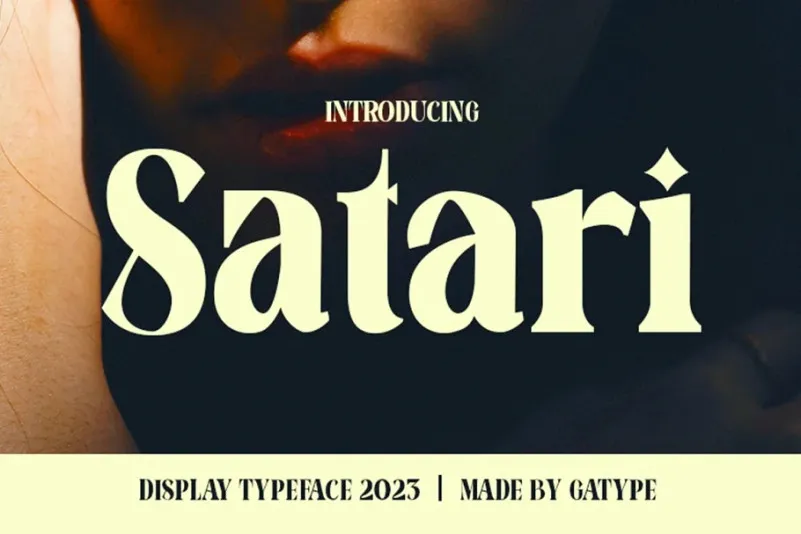 Satari Font preview