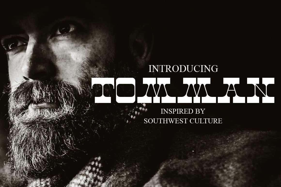 Tomman Bold Font preview