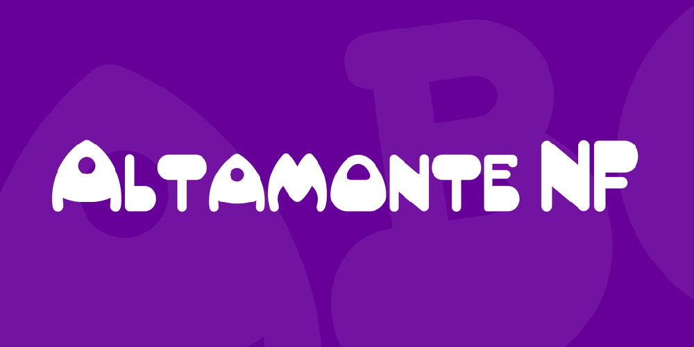 Altamonte NF Font preview