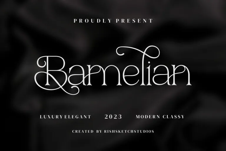 Bamelian Font preview