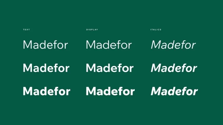 Wix Madefor Display SemiBold Font preview