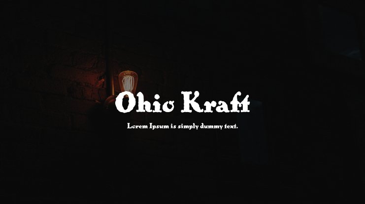 Ohio Kraft Font preview