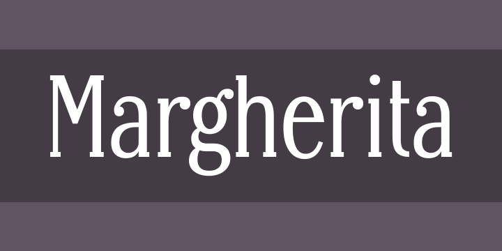 Margherita Light Font preview