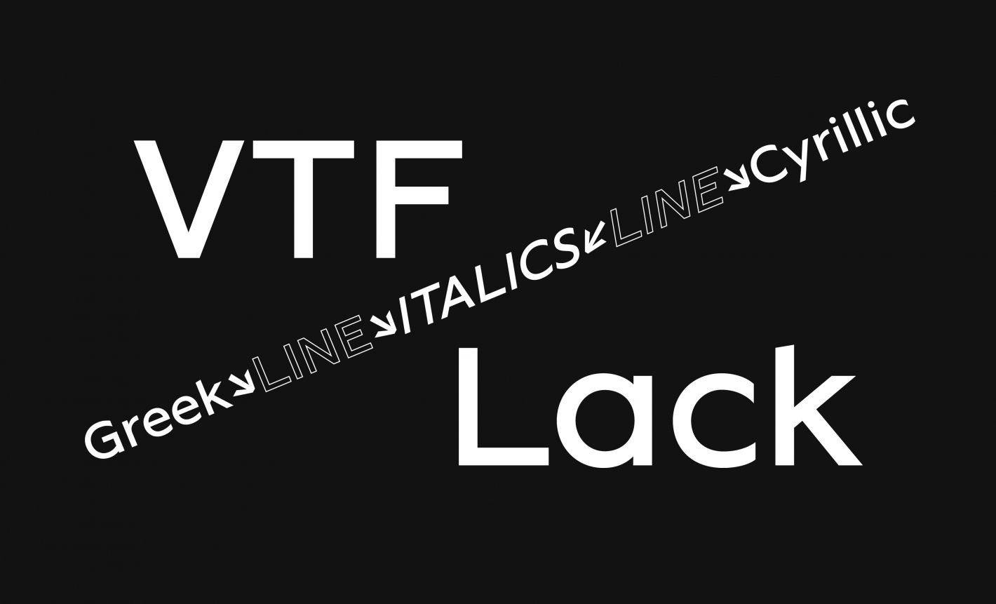 Lack Line Regular Font preview