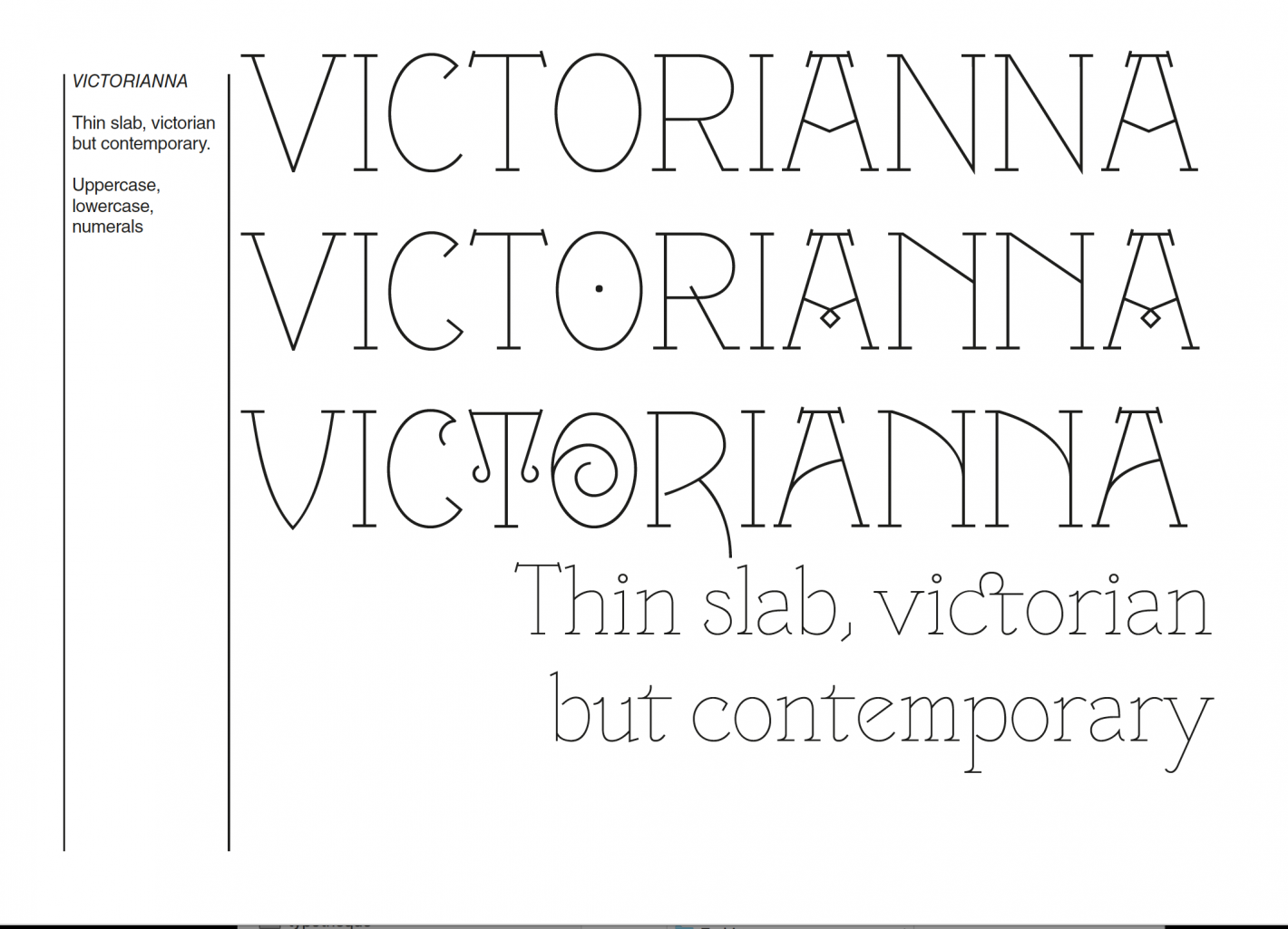 VTF Victorianna Font preview