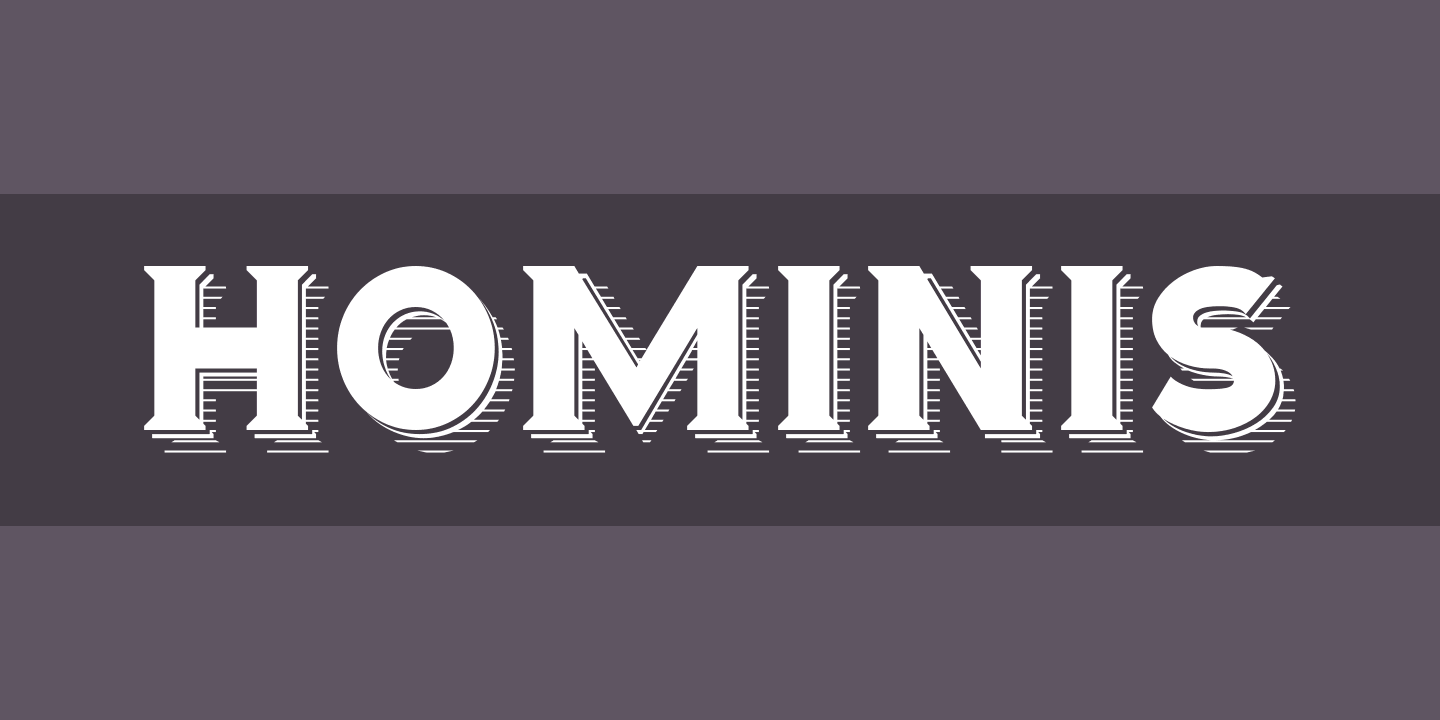 Hominis Regular Font preview