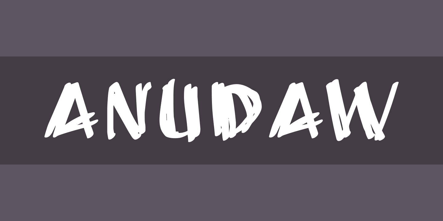 AnuDaw Regular Font preview