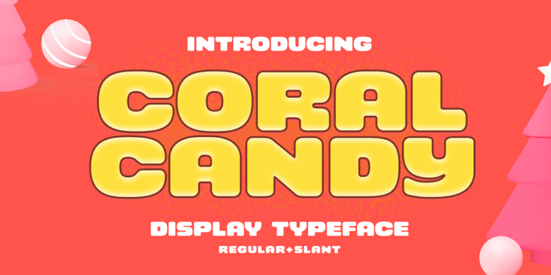 Coral Candy Font preview