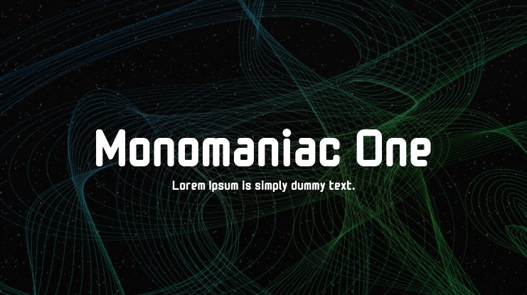 Monomaniac One Font preview