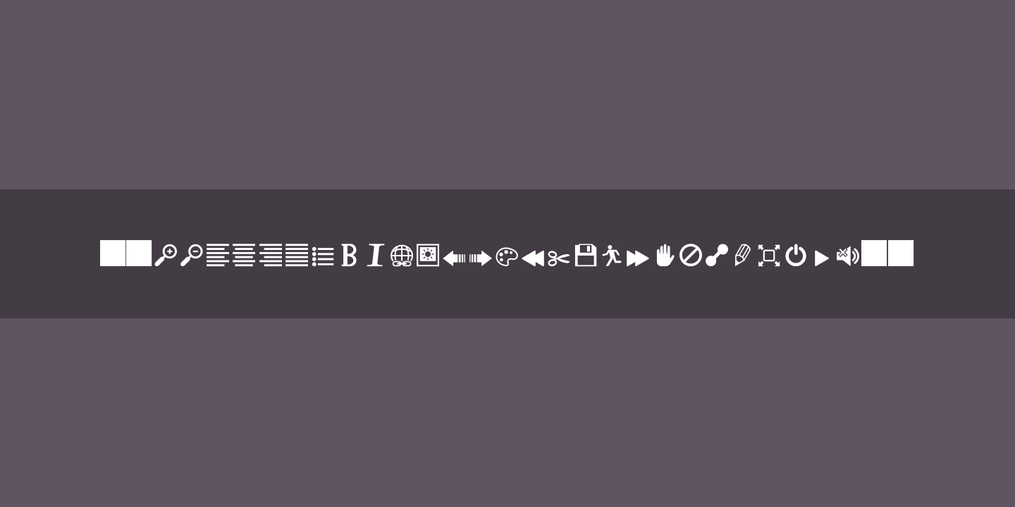 Heydings Controls Font preview