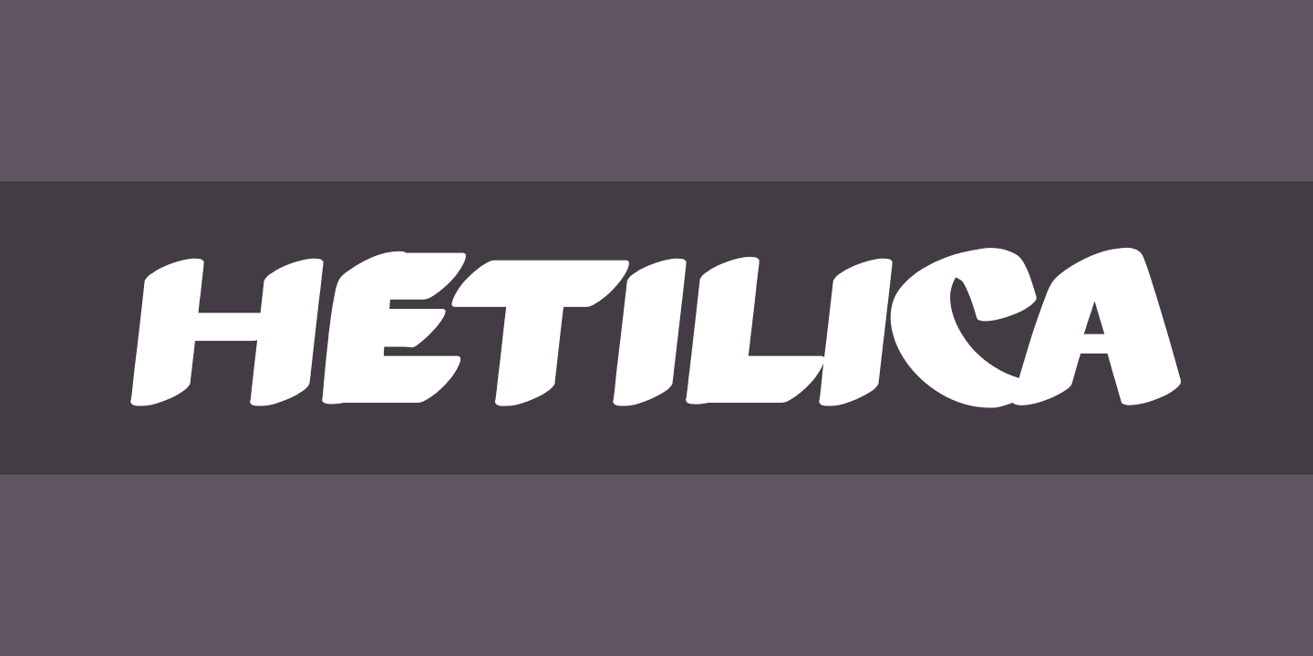 Hetilica Font preview