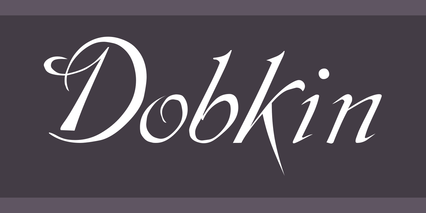 Dobkin Font preview