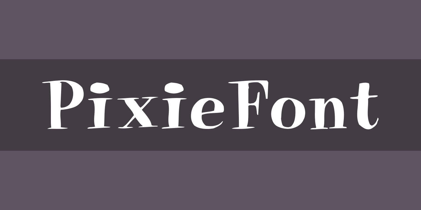 PixieFont Font preview
