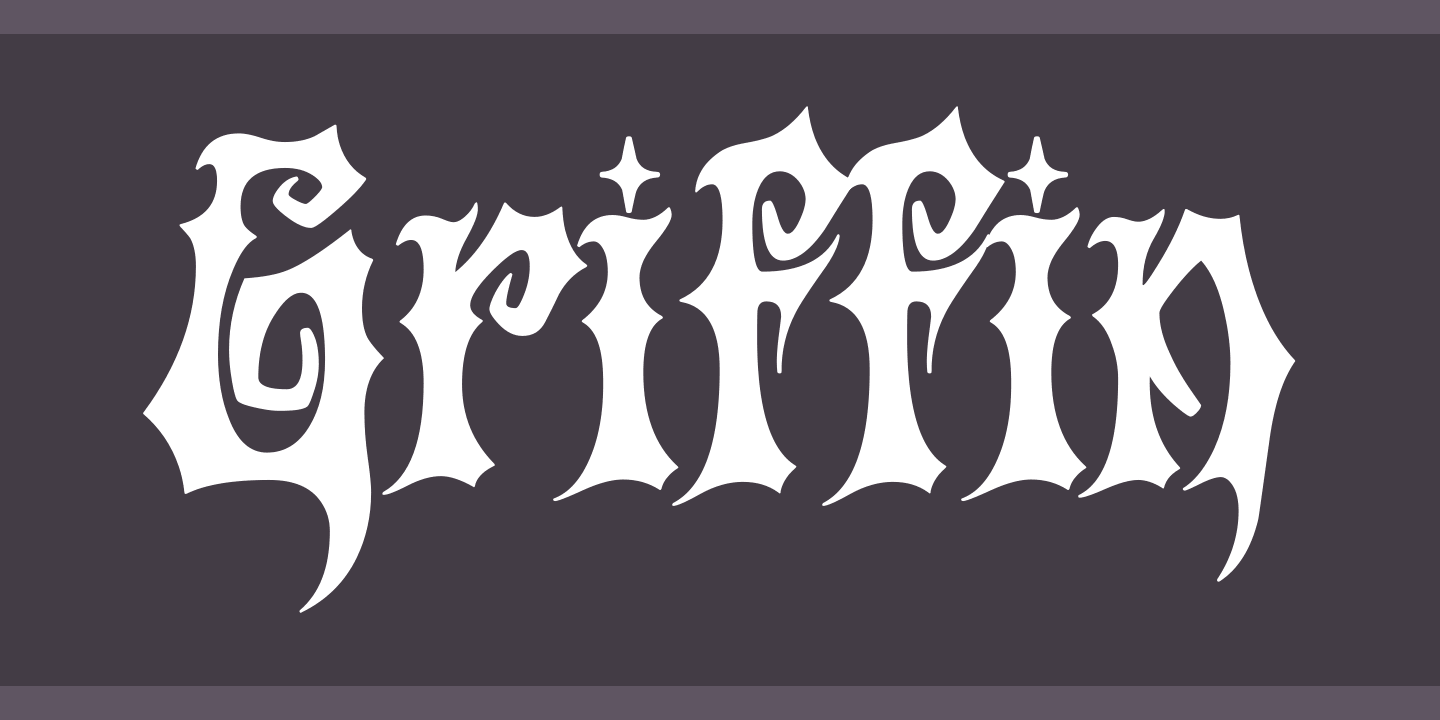 Griffin Font preview