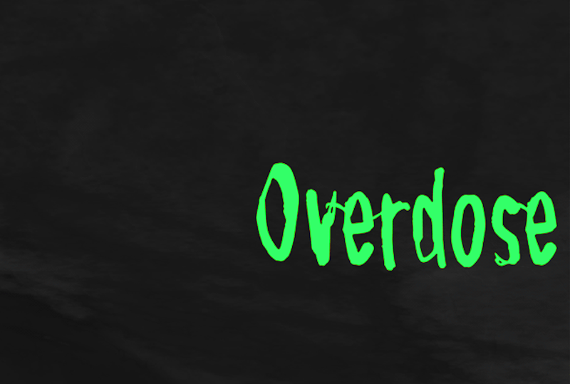 PF Overdose Tape Font preview