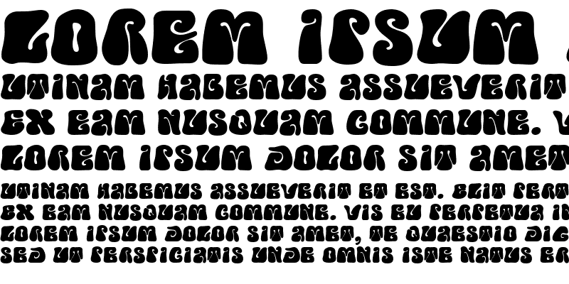 PF Psychedelia Farout Font preview